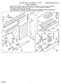 INSTALLATION PARTS Diagram and Parts List for ACM244XE0  Whirlpool Air Conditioner