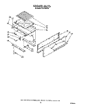BROILER Diagram and Parts List for FGP325VL0  Whirlpool Range