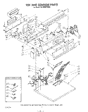 TOP CONSOLE , LITERATURE AND OPTIONAL Diagram and Parts List for KGYE900TWH0  KitchenAid Dryer