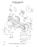 CONTROL PANEL , LIT/OPTIONAL Diagram and Parts List for KUDI21DS2  KitchenAid Dishwasher