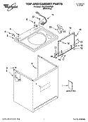 Part Location Diagram of 8539807 Whirlpool Energy Guide (Mexico)