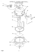 UPPER AND LOWER TANK SHELL Diagram and Parts List for KHWS160VAL5  KitchenAid Miscellaneous
