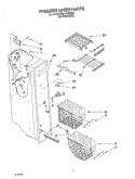 FREEZER LINER Diagram and Parts List for GD25SFXHS05  Whirlpool Refrigerator