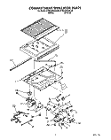 COMPARTMENT SEPARATOR Diagram and Parts List for KTRC20KXWH20  Whirlpool Refrigerator