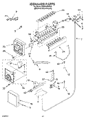 ICEMAKER PARTS PARTS NOT ILLUSTRATED Diagram and Parts List for KSSO48FMX00  KitchenAid Refrigerator