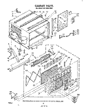 CABINET Diagram and Parts List for AC2004XM0  Whirlpool Air Conditioner