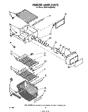FREEZER LINER Diagram and Parts List for EHD221MMWR0  Whirlpool Refrigerator