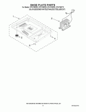 BASE PLATE PARTS Diagram and Parts List for GT4175SPS3  Whirlpool Microwave