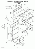 Part Location Diagram of W10245705 Whirlpool HARNS-WIRE