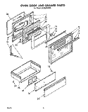 Part Location Diagram of 786758 Whirlpool Wrapper, Storage Drawer For One Track System (See Page 9 For Two Track System)