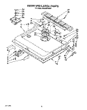 DOOR AND LATCH Diagram and Parts List for KUDJ230YWH0  KitchenAid Dishwasher