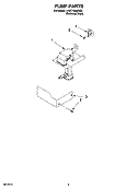 PUMP PARTS Diagram and Parts List for KUIC15NRSS0  KitchenAid Ice Maker