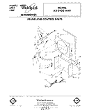 SECTION Diagram and Parts List for AD0402XM0  Whirlpool Dehumidifier