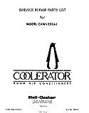 SECTION Diagram and Parts List for CAW12D2A1  Whirlpool Air Conditioner