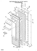REFRIGERATOR DOOR Diagram and Parts List for KSSS48DAX03  KitchenAid Refrigerator