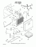 UNIT PARTS Diagram and Parts List for EL8ATRRRQ06  Whirlpool Refrigerator