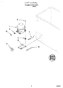 SECTION Diagram and Parts List for EH070FXGW01  Whirlpool Freezer