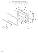 Part Location Diagram of 1110485 Whirlpool HOLE PLUG-BLACK