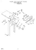 PANEL AND CONTROL Diagram and Parts List for GX900QPGS1  Whirlpool Trash Compactor