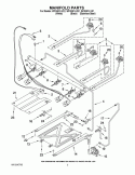 MANIFOLD PARTS Diagram and Parts List for WFG381LVS1  Whirlpool Range