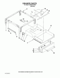 DRAWER PARTS Diagram and Parts List for KGRS807XSP00  KitchenAid Range
