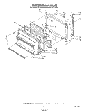 FREEZER DOOR Diagram and Parts List for ET18JKYSG04  Whirlpool Refrigerator