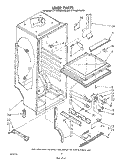 LINER , LIT/OPTIONAL Diagram and Parts List for ET14MNXSW00  Whirlpool Refrigerator