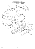 CONTROL, OPTIONAL Diagram and Parts List for 4KSRS25QFW01  KitchenAid Refrigerator