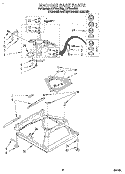 MACHINE BASE Diagram and Parts List for LST9245BQ0  Whirlpool Washer