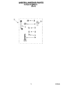 MISCELLANEOUS  PARTS, OPTIONAL PARTS (NOT INCLUDED) Diagram and Parts List for 8TLSQ8533LT0  Whirlpool Washer