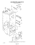 REFRIGERATOR LINER Diagram and Parts List for 3ED22DWXTN00  Whirlpool Refrigerator