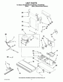 UNIT PARTS Diagram and Parts List for KFXS25RYBL2  KitchenAid Refrigerator