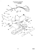 CONTROL Diagram and Parts List for KSRS25IHBU02  KitchenAid Refrigerator