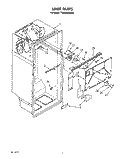 LINER Diagram and Parts List for TT20BKXWW00  Whirlpool Refrigerator