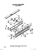 CONTROL PANEL Diagram and Parts List for KEBI100VBL3  KitchenAid Wall Oven