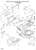 EVAPORATOR, GRID AND LINER Diagram and Parts List for IACS50E  Whirlpool Ice Maker