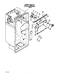 LINER Diagram and Parts List for ET22RMXZW00  Whirlpool Refrigerator