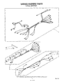 WIRING HARNESS Diagram and Parts List for RS6300XKW3  Whirlpool Range