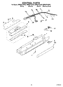 CONTROL PARTS Diagram and Parts List for KSRS27ILBL02  KitchenAid Refrigerator