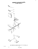 WIRING HARNESS Diagram and Parts List for DU3014XL0  Whirlpool Dishwasher