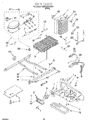 UNIT Diagram and Parts List for 7MED20TQFW00  Whirlpool Refrigerator