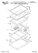 SECTION Diagram and Parts List for RC8646XDB2  Whirlpool Cooktop