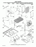 UNIT PARTS Diagram and Parts List for GC3SHAXVA03  Whirlpool Refrigerator