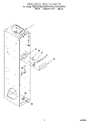FREEZER LINER Diagram and Parts List for KSSP48QFB05  KitchenAid Refrigerator