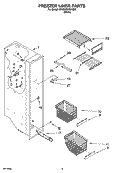 Part Location Diagram of 2301192 Whirlpool BASKET-FZR