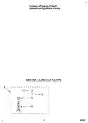 MISCELLANEOUS Diagram and Parts List for LST7233AZ1  Whirlpool Washer