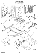 UNIT PARTS Diagram and Parts List for IS25CFXTQ01  Inglis Refrigerator
