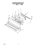 CONTROL PANEL, LIT/OPTIONAL Diagram and Parts List for KEBI141YWH0  KitchenAid Wall Oven