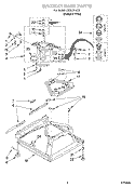 MACHINE BASE Diagram and Parts List for LSR5121JQ0  Whirlpool Washer