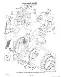 SECTION Diagram and Parts List for KEYE860WPL0  KitchenAid Dryer